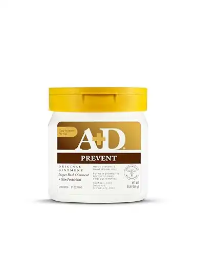 A+D Original Diaper Rash Ointment, Skin Protectant With Lanolin and Petrolatum, (Packaging May Vary) Cream 16 Ounce (Pack of 1)